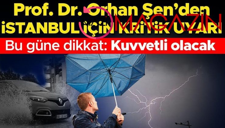 Yurtta bu hafta yağışlı hava etkili olacak! Prof. Dr. Orhan Şen canlı yayında İstanbul için uyardı: Perşembe gününe dikkat